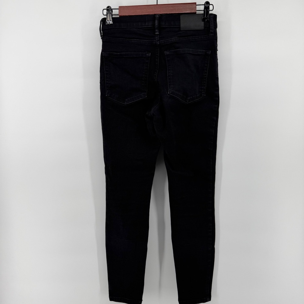 Everlane High Rise Skinny Jeans Womens 27‎ Black Ankle Length Casual Denim - Picture 5 of 15